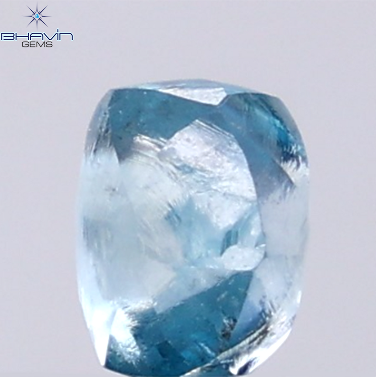 0.49 CT ラフシェイプ ナチュラル ダイヤモンド ピンク色 I3 クラリティ (4.90 MM)