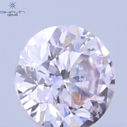 0.07 CT Natural Round Diamond Pink Color Clarity VS2 (2.36 MM)
