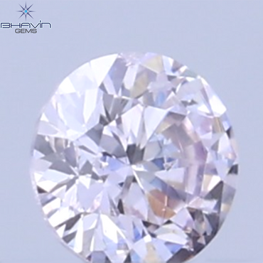 0.07 CT Natural Round Diamond Pink Color Clarity VS2 (2.36 MM)