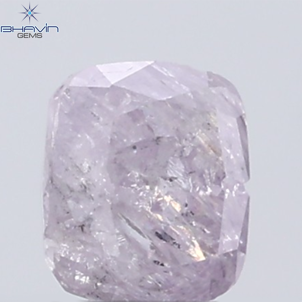0.28 CT Cushion Diamond Natural Pink Color I3 Clarity (3.86 MM)
