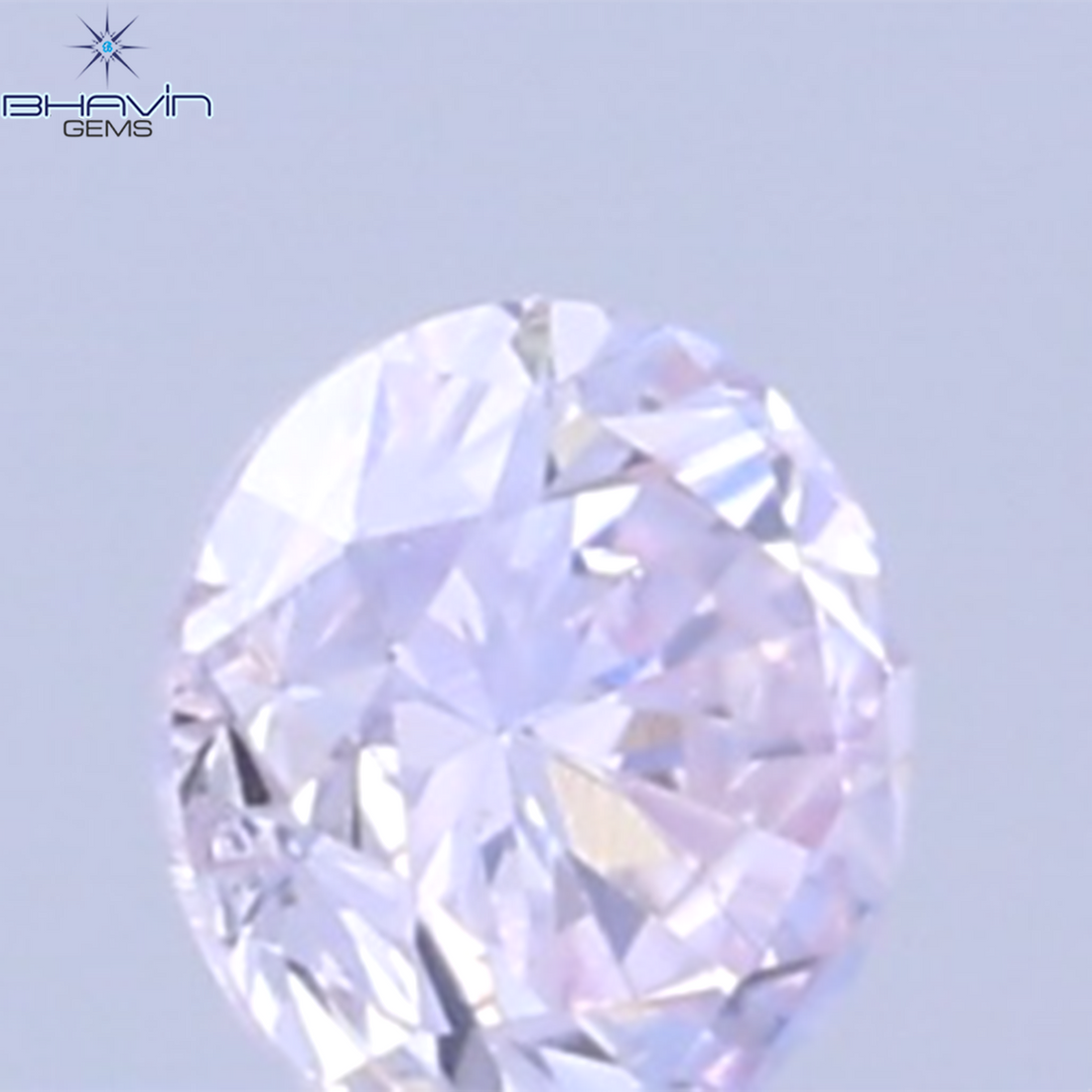 0.02 CT Natural Round Diamond Pink Color Clarity SI (1.6 MM)