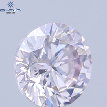 0.04 CT Natural Round Diamond Pink Color Clarity SI (2.00 MM)