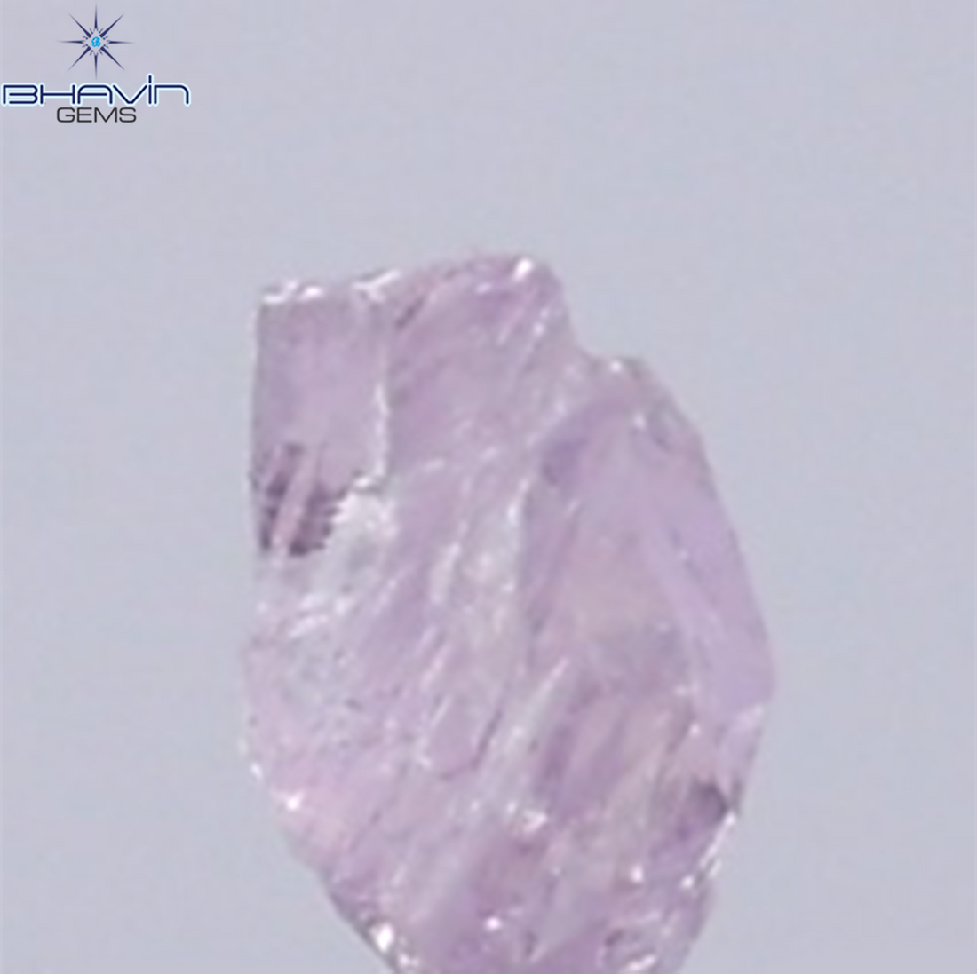 0.08 CT Natural Rough Diamond Pink Color Clarity VS (2.91 MM)