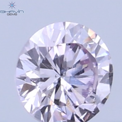 0.03 CT Natural Round Diamond Pink Color Clarity SI (1.90 MM)
