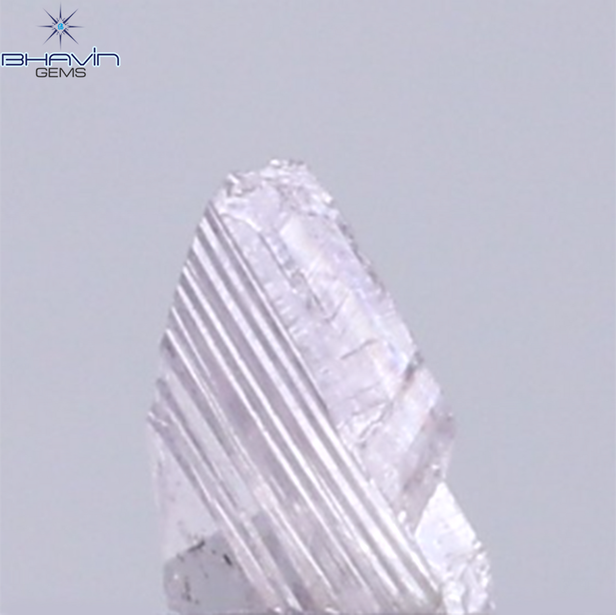 0.15 CT Natural Rough Diamond Pink Color Clarity SI (3.75 MM)