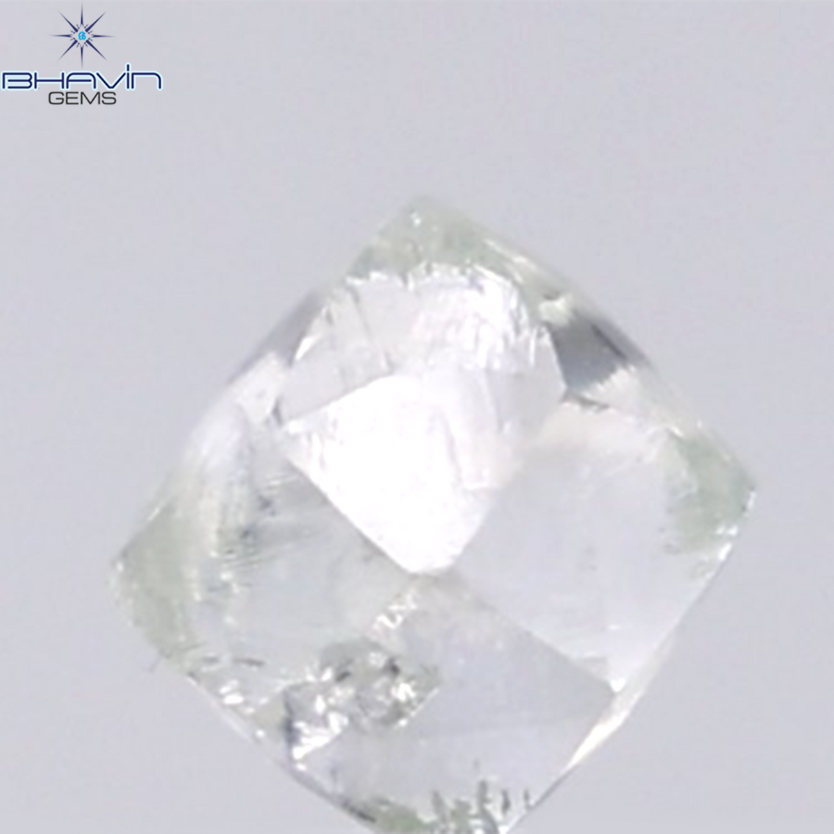 1.02 CT Natural Rough Diamond White Color Clarity VS (5.62 MM)