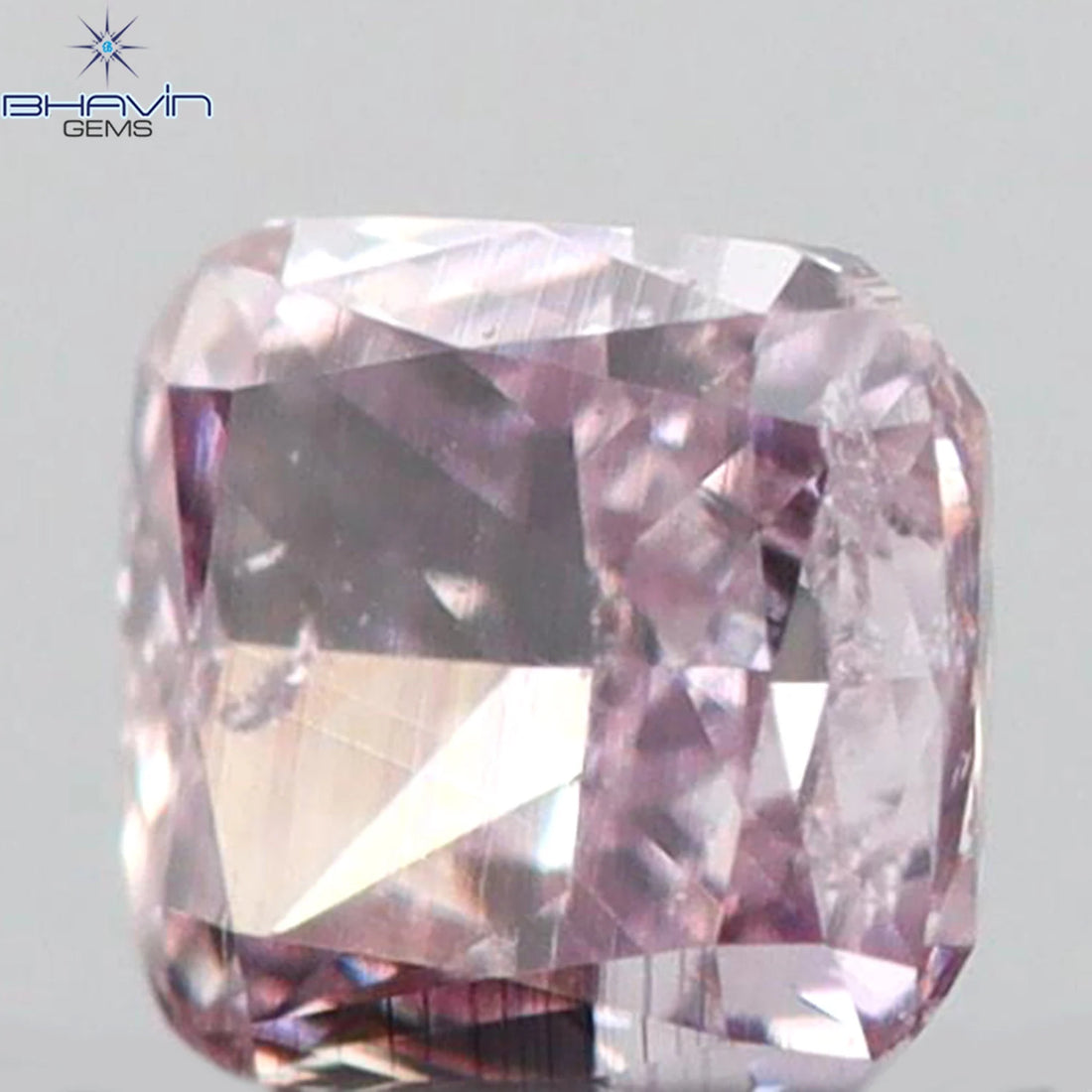 0.05 CT クッションシェイプ 天然ダイヤモンド ピンク色 I1 クラリティ (2.11 MM)