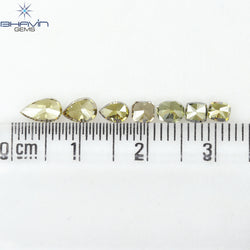 1.80 CT/7 Pcs Natural Mix Diamond Green Color Clarity SI (6.27 MM)