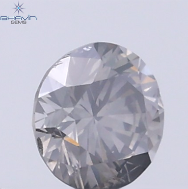 0.19 CT Natural Round Diamond Grey Color Clarity SI2 (3.71 MM)