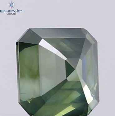 0.24 CT ハート シェイプ ナチュラル ダイヤモンド グリーン カラー SI1 クラリティ (4.11 MM)