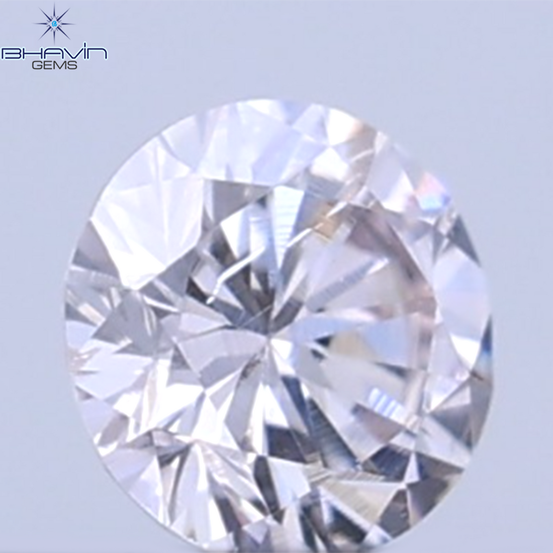 0.04 CT Natural Round Diamond Pink Color Clarity SI (2.0 MM)