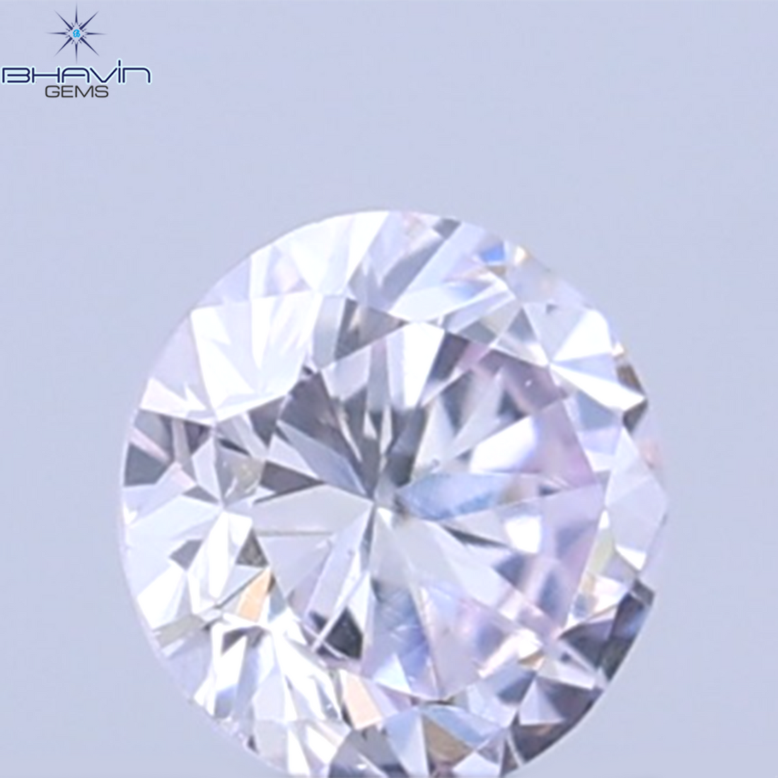 0.05 CT Natural Round Diamond Pink Color Clarity VS1 (2.3 MM)