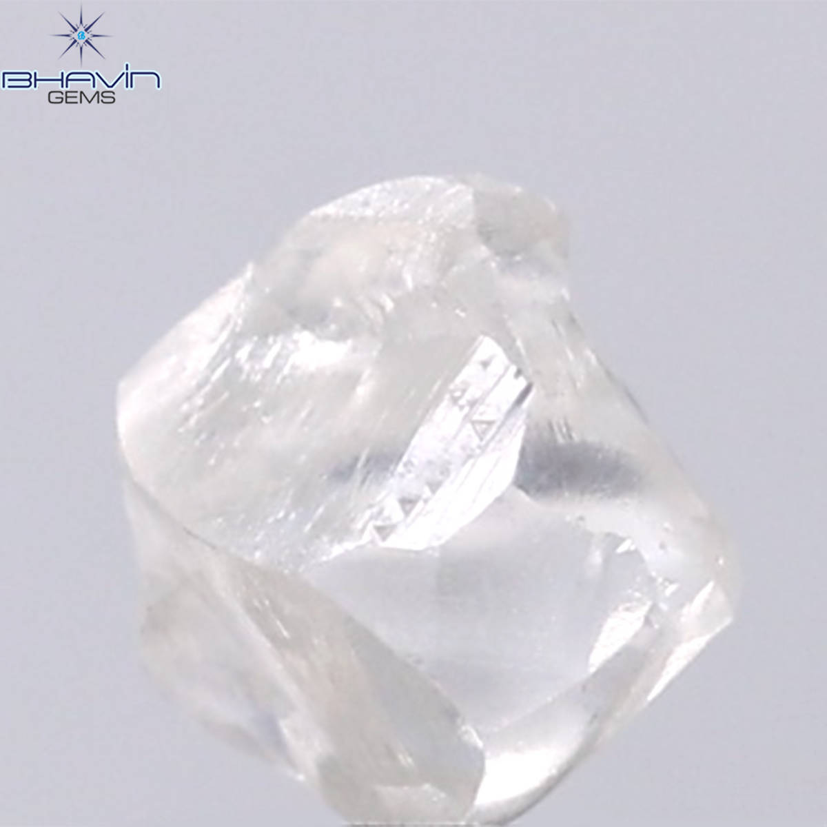1.08 CT Natural Rough Diamond White Color Clarity VS (5.82 MM)