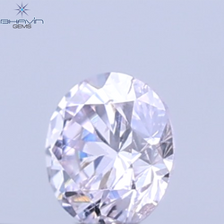 0.04 CT Natural Round Diamond Pink Color Clarity SI (2.0 MM)