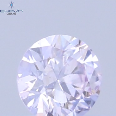 0.03 CT Natural Round Diamond Pink Color Clarity SI (1.9 MM)