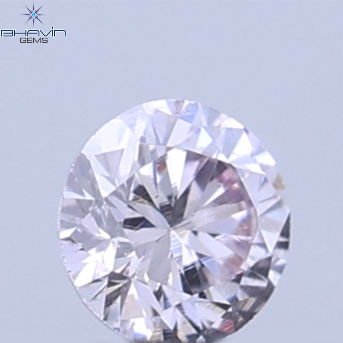 0.04 CT Natural Round Diamond Pink Color Clarity SI2 (2.0 MM)