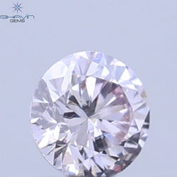 0.04 CT Natural Round Diamond Pink Color Clarity SI2 (2.0 MM)
