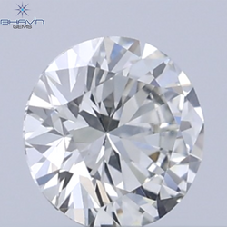 0.25 CT Natural Round Diamond White Milky Color Clarity VVS1 (4.14 MM)