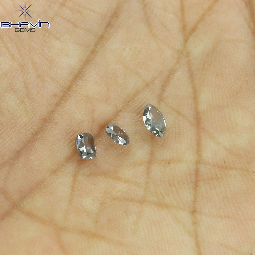 0.34 CT ハートシェイプ ナチュラル ダイヤモンド オレンジ色 VS1 クラリティ (4.59 MM)