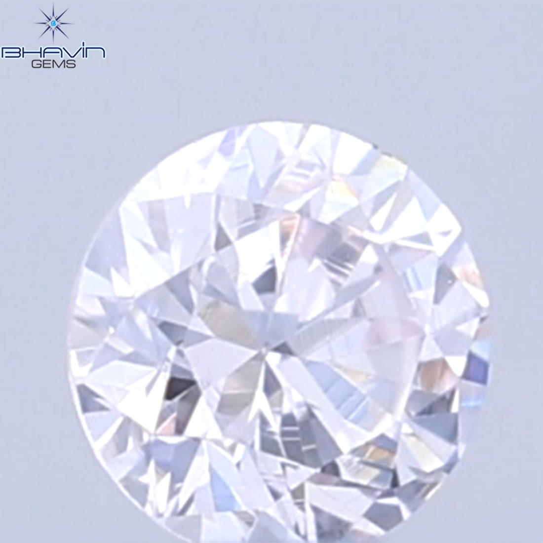 0.26 CT ラウンドシェイプ 天然ダイヤモンド ピンクカラー VS1 クラリティ (4.10 MM)