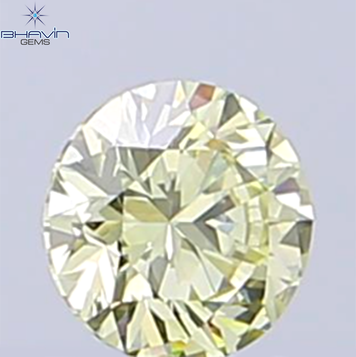 0.32 CT Natural Round Diamond Intense Yellow Color Clarity VSI (4.29 MM)