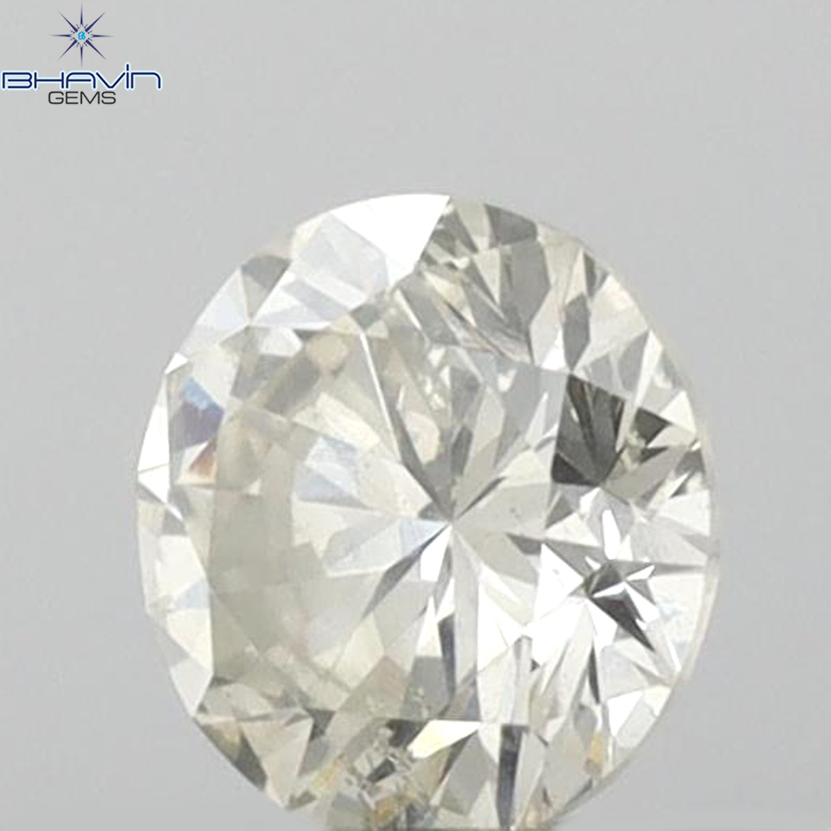 0.40 CT ラウンドシェイプ 天然ルースダイヤモンド ホワイトカラー SI2 クラリティ (4.68 MM)