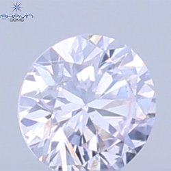 0.03 CT Natural Round Diamond Pink Color Clarity VS (1.90 MM)