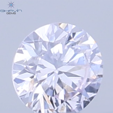 0.03 CT Natural Round Diamond Pink Color Clarity VS (1.90 MM)