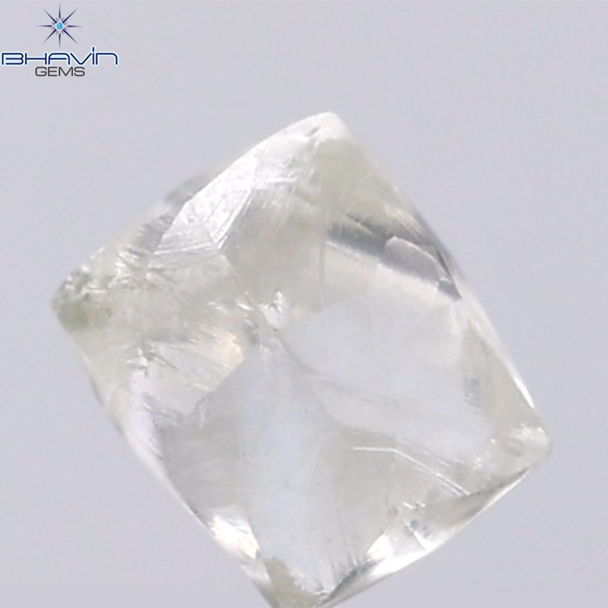 1.77 CT Natural Rough Diamond White Color Clarity VS (6.55 MM)