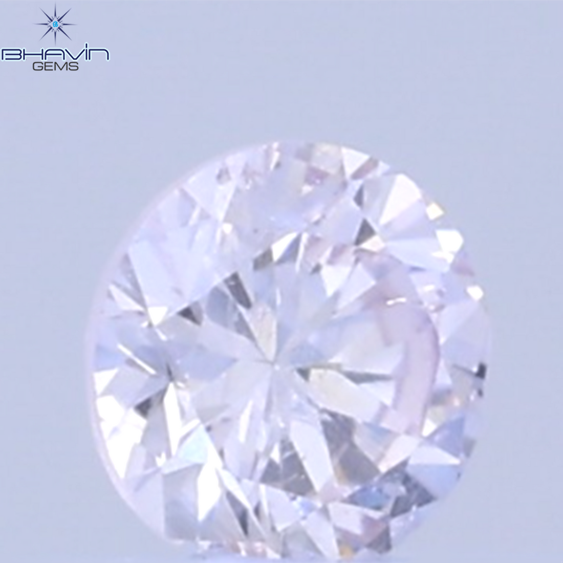 0.03 CT Natural Round Diamond Pink Color Clarity SI (1.9 MM)
