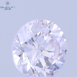 0.03 CT Natural Round Diamond Pink Color Clarity SI (1.9 MM)