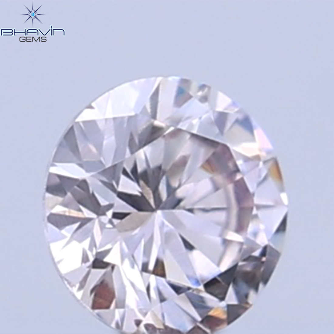 0.05 CT Natural Round Diamond Pink Color Clarity VS (2.3 MM)