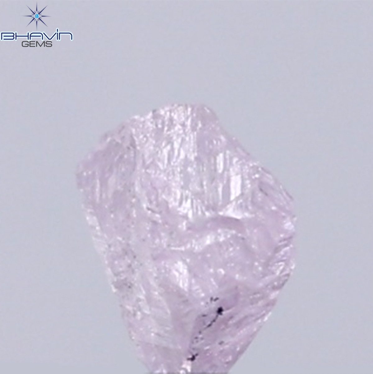 0.22 CT Natural Rough Diamond Pink Color Clarity I1 (3.92 MM)