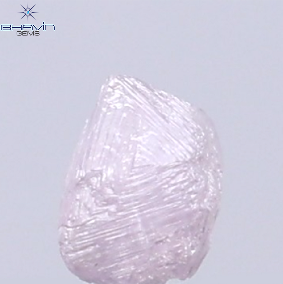 0.24 CT Natural Rough Diamond Pink Color Clarity I1 (3.36 MM)