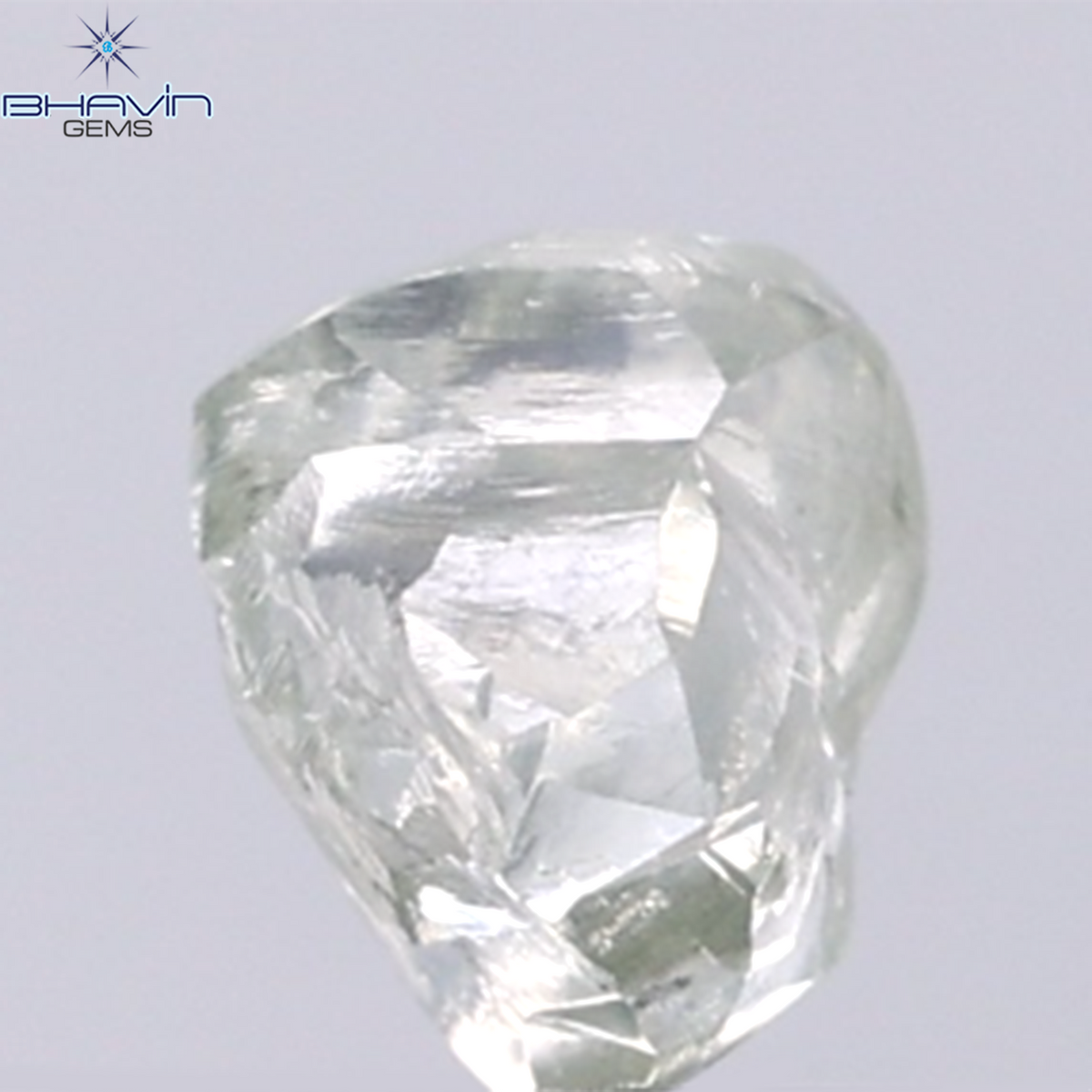 1.29 CT Natural Rough Diamond Green Color Clarity VS (6.33 MM)