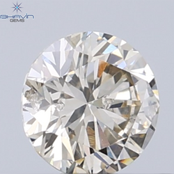 0.24 CT Natural Round Diamond Brown Color Clarity SI (4.00 MM)