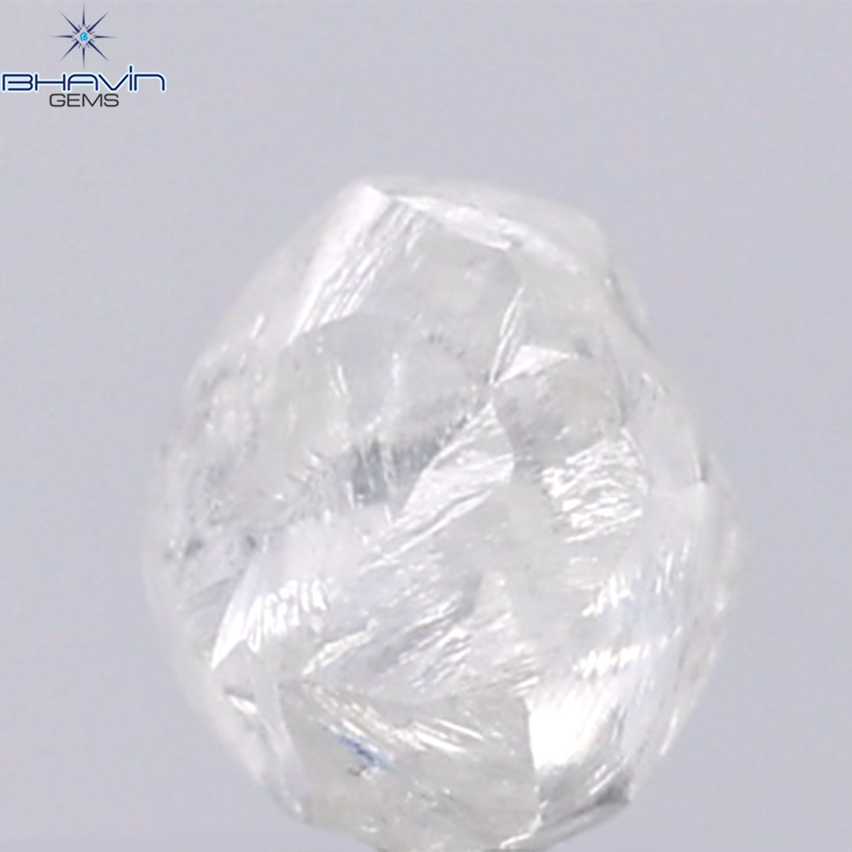 0.93 CT Natural Rough Diamond White Color Clarity VS (5.33 MM)