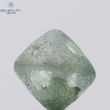 0.65 CT Rough Shape Natural Diamond Greenish Blue Color SI1 Clarity (4.26 MM)