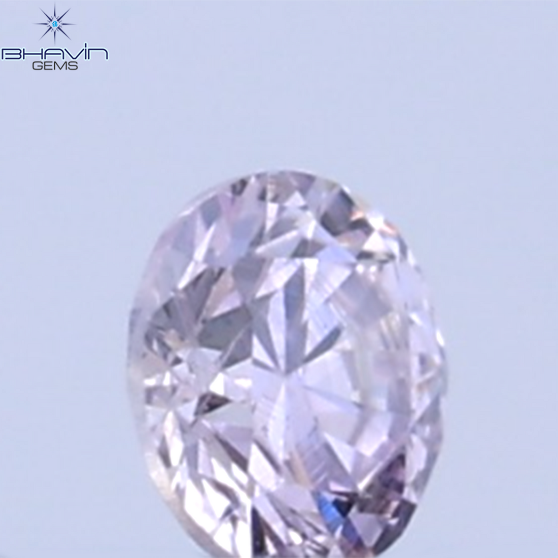 0.26 CT ラウンドシェイプ 天然ダイヤモンド ピンクカラー VS1 クラリティ (4.10 MM)