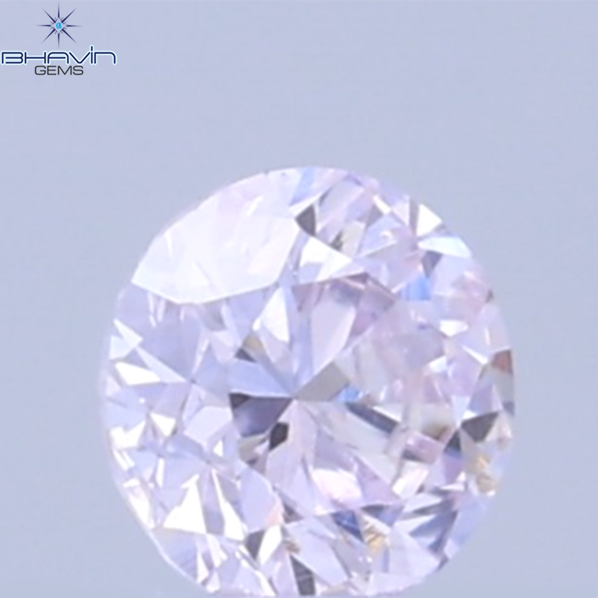 0.03 CT Natural Round Diamond Pink Color Clarity VS (1.9 MM)
