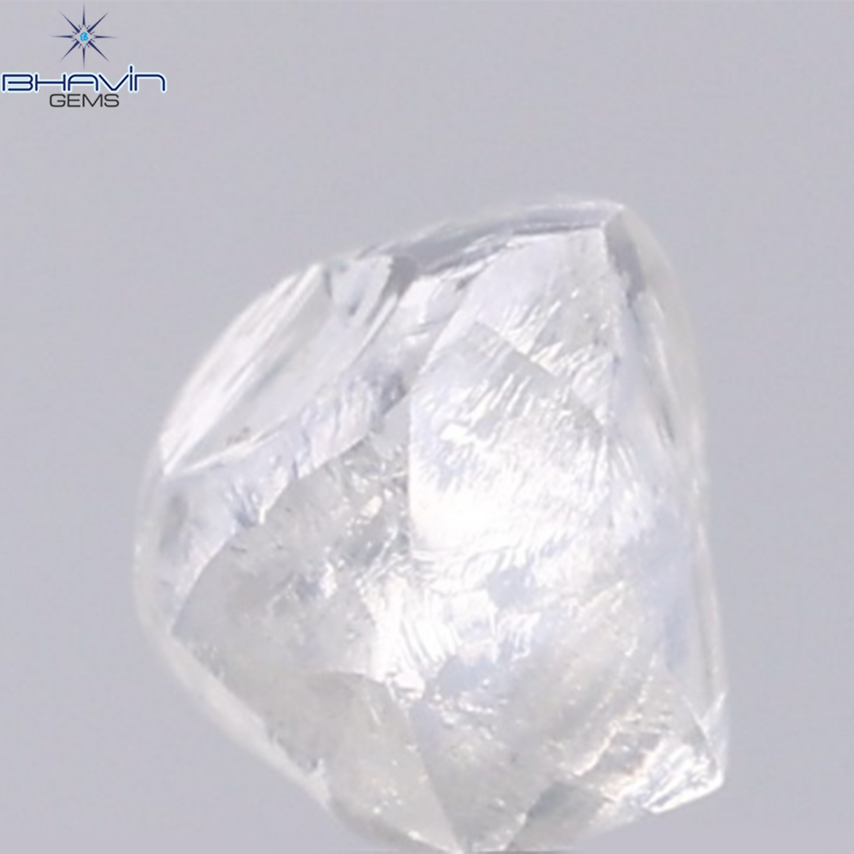 1.07 CT Natural Rough Diamond White Color Clarity VS (5.98 MM)