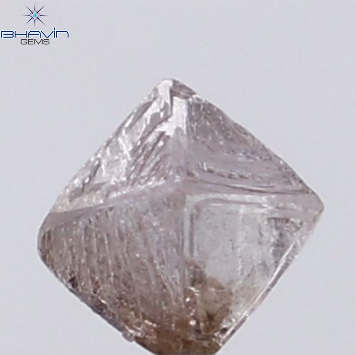 0.99 CT Natural Rough Diamond Pink Color Clarity SI (5.00 MM)