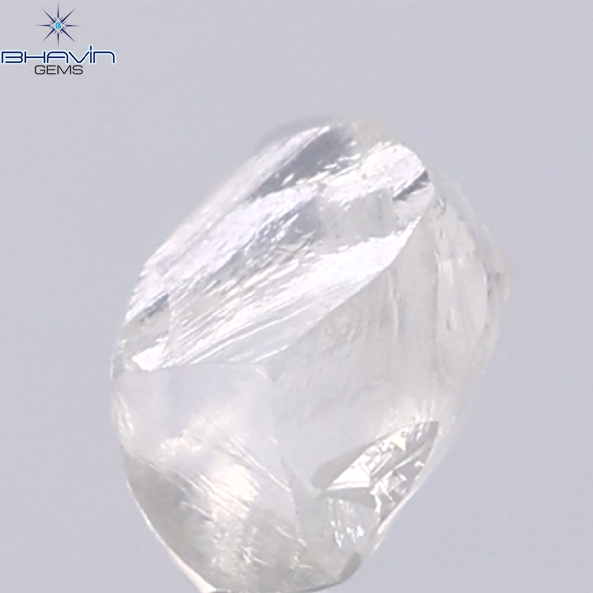 1.42 CT Natural Rough Diamond White Color Clarity VS (6.99 MM)