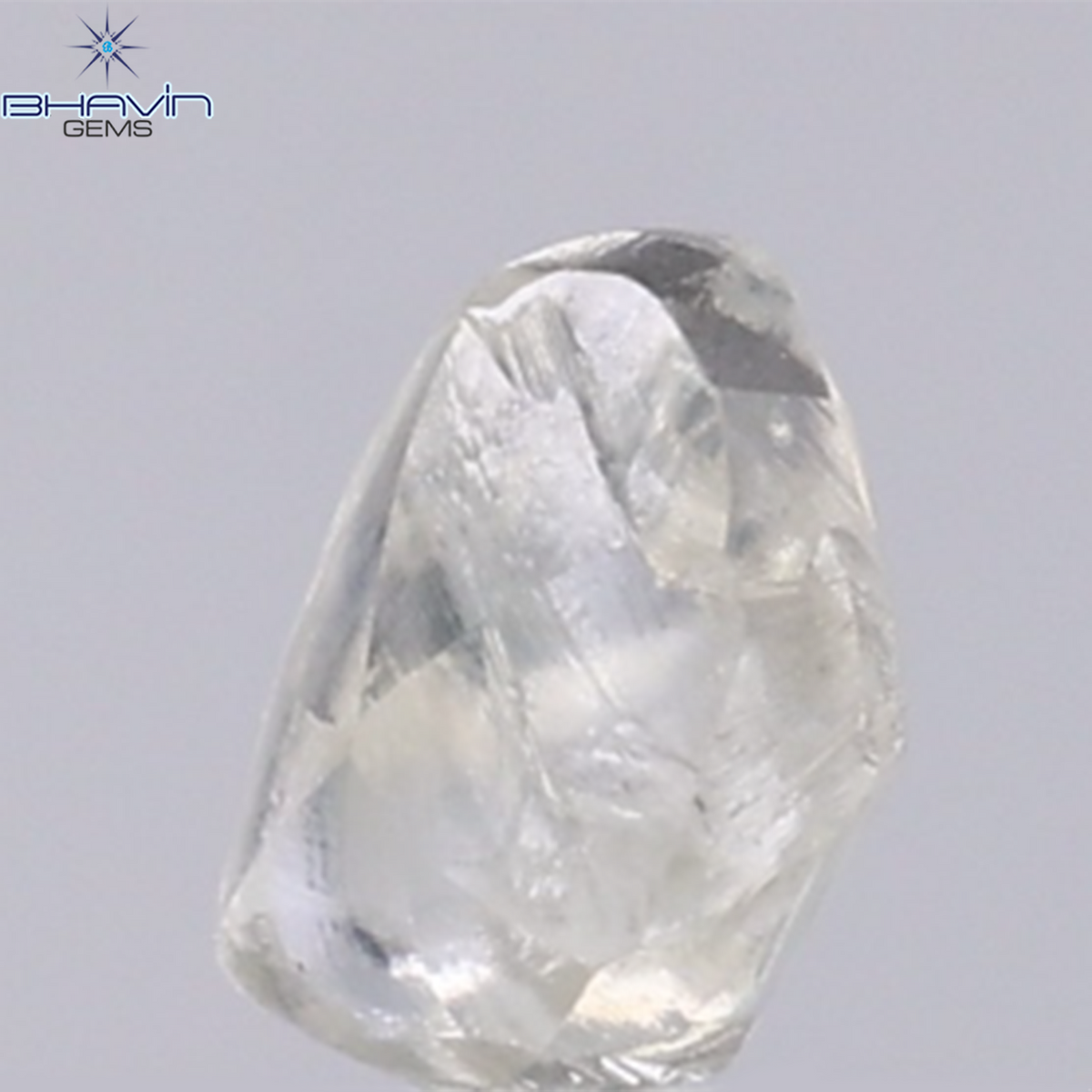 1.02 CT Natural Rough Diamond White Color Clarity VS (6.55 MM)