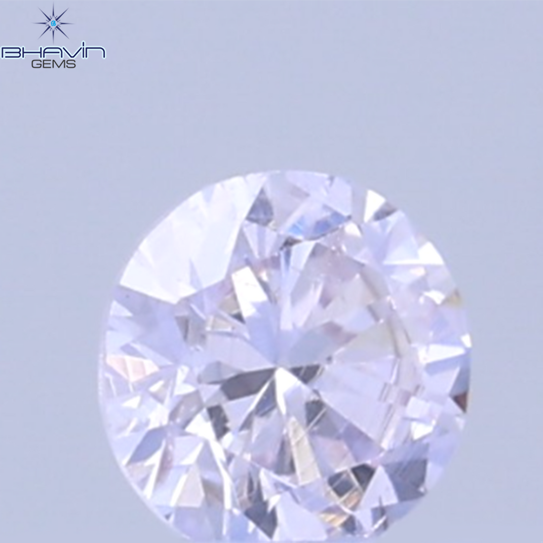0.03 CT Natural Round Diamond Pink Color Clarity SI1 (1.9 MM)