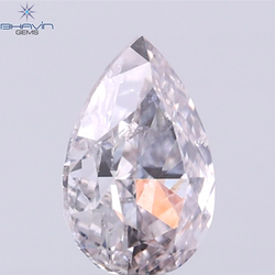 GIA Certified 0.50 CT Pear Diamond Pink Color Natural Loose Diamond (6.17 MM)