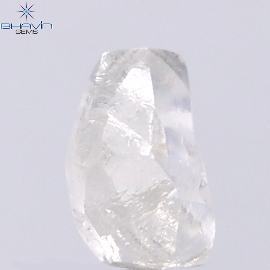 1.01 CT Natural Rough Diamond White Color Clarity VS (6.50 MM)