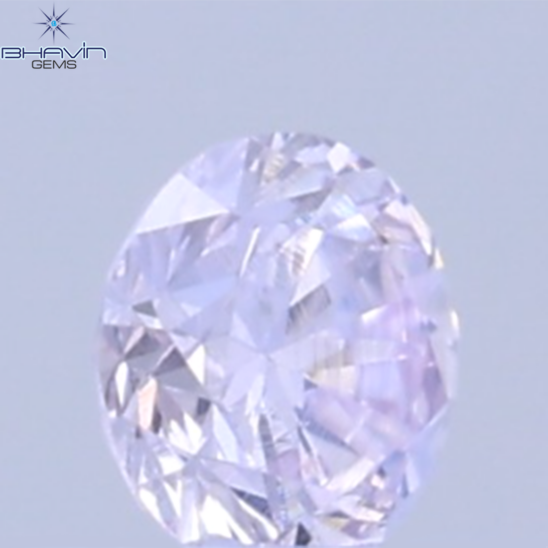 0.26 CT ラウンドシェイプ 天然ダイヤモンド ピンクカラー VS1 クラリティ (4.10 MM)