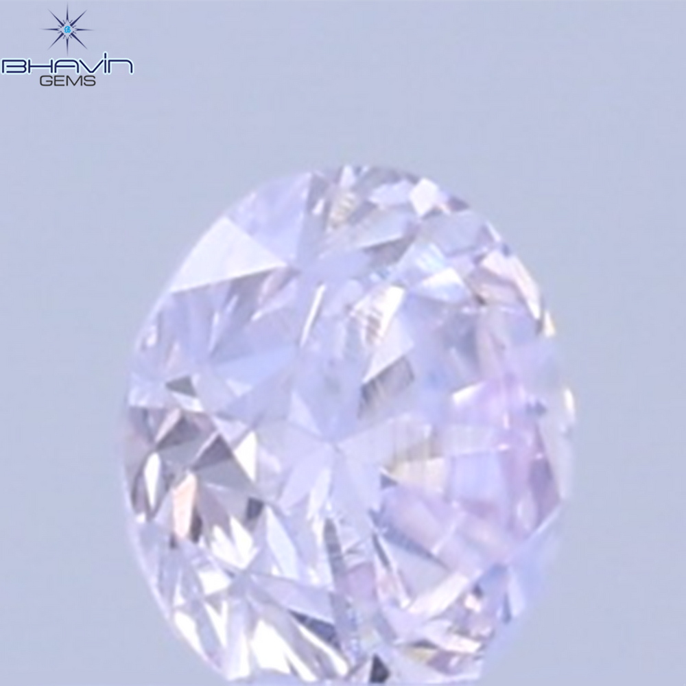 0.03 CT Natural Round Diamond Pink Color Clarity VS (1.90 MM)