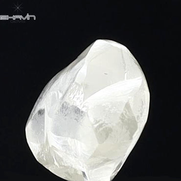 0.99 CT Rough Shape Natural Diamond White Color VS2 Clarity (6.54 MM)